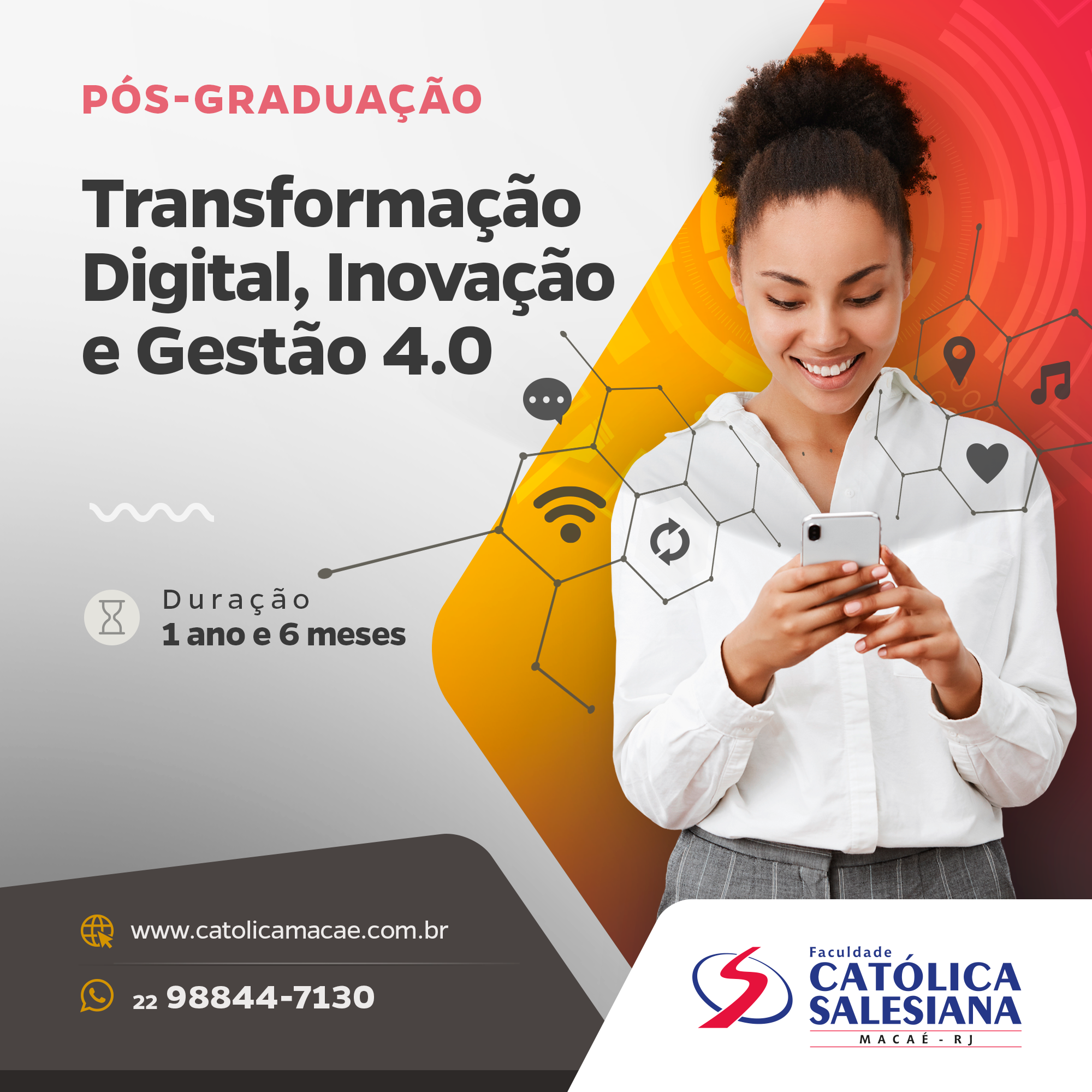 Católica Salesiana lança pós-graduação em Transformação Digital, Inovação e Gestão 4.0