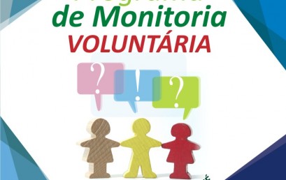 Inscrições abertas para monitoria voluntária               