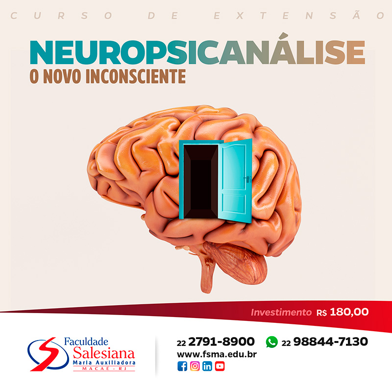 Salesiana: inscrições abertas para curso de extensão em Neuropsicanálise                                       