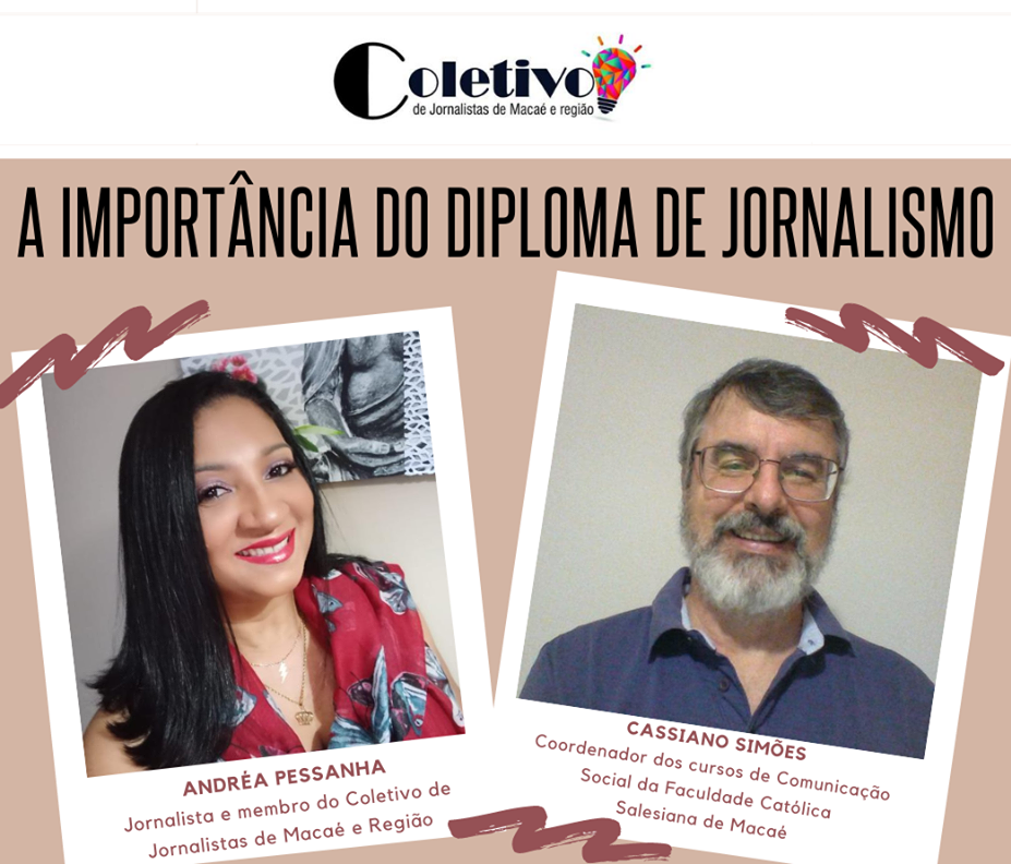Live reflete sobre a “Importância do diploma de Jornalismo”                      