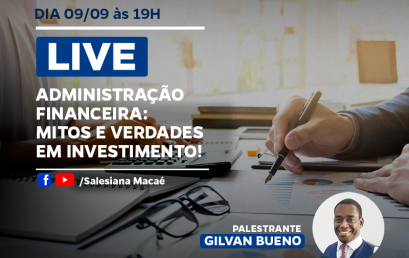 Gilvan Bueno participa de live sobre Administração Financeira