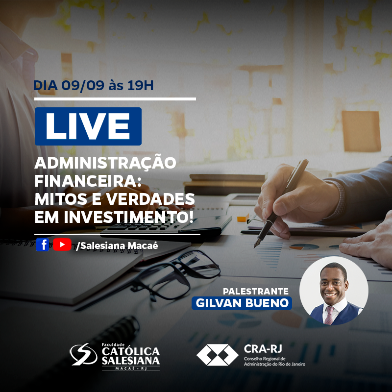 Gilvan Bueno participa de live sobre Administração Financeira